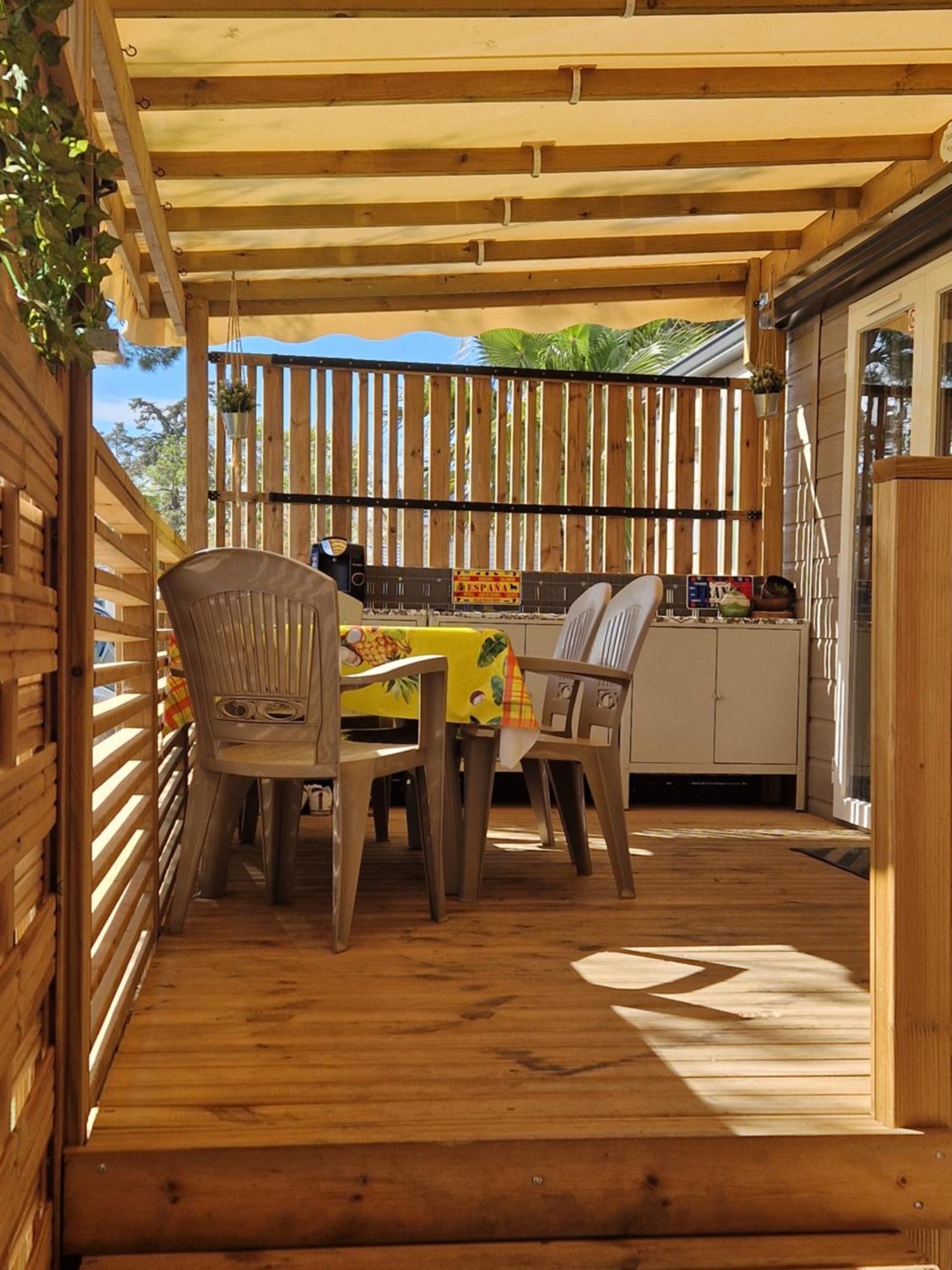 Camping La Carabasse Vias-Plage-T4 Climatise,Tout Confort, Emplacement Calme ! Exterior photo
