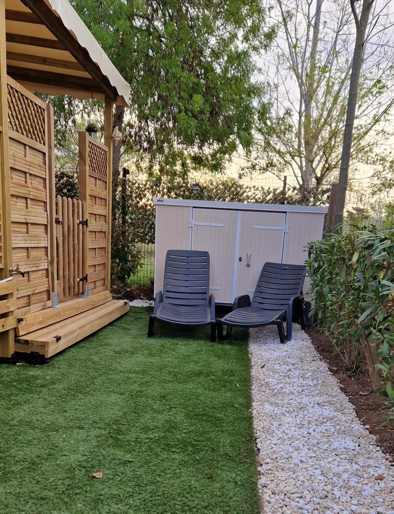 Camping La Carabasse Vias-Plage-T4 Climatise,Tout Confort, Emplacement Calme ! Exterior photo